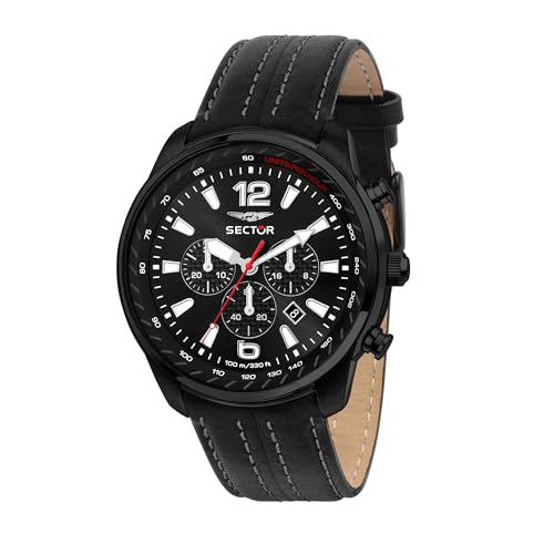 Orologio Uomo Sector OVERSIZE Nero (Ø 48 mm)
