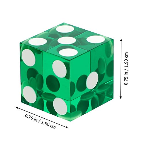 FAVOMOTO Dads de Acrílicde 4 Peças Cnjuntde Dads de 6 Lads EntretenimentMrre para Jgs de TleirAtivid