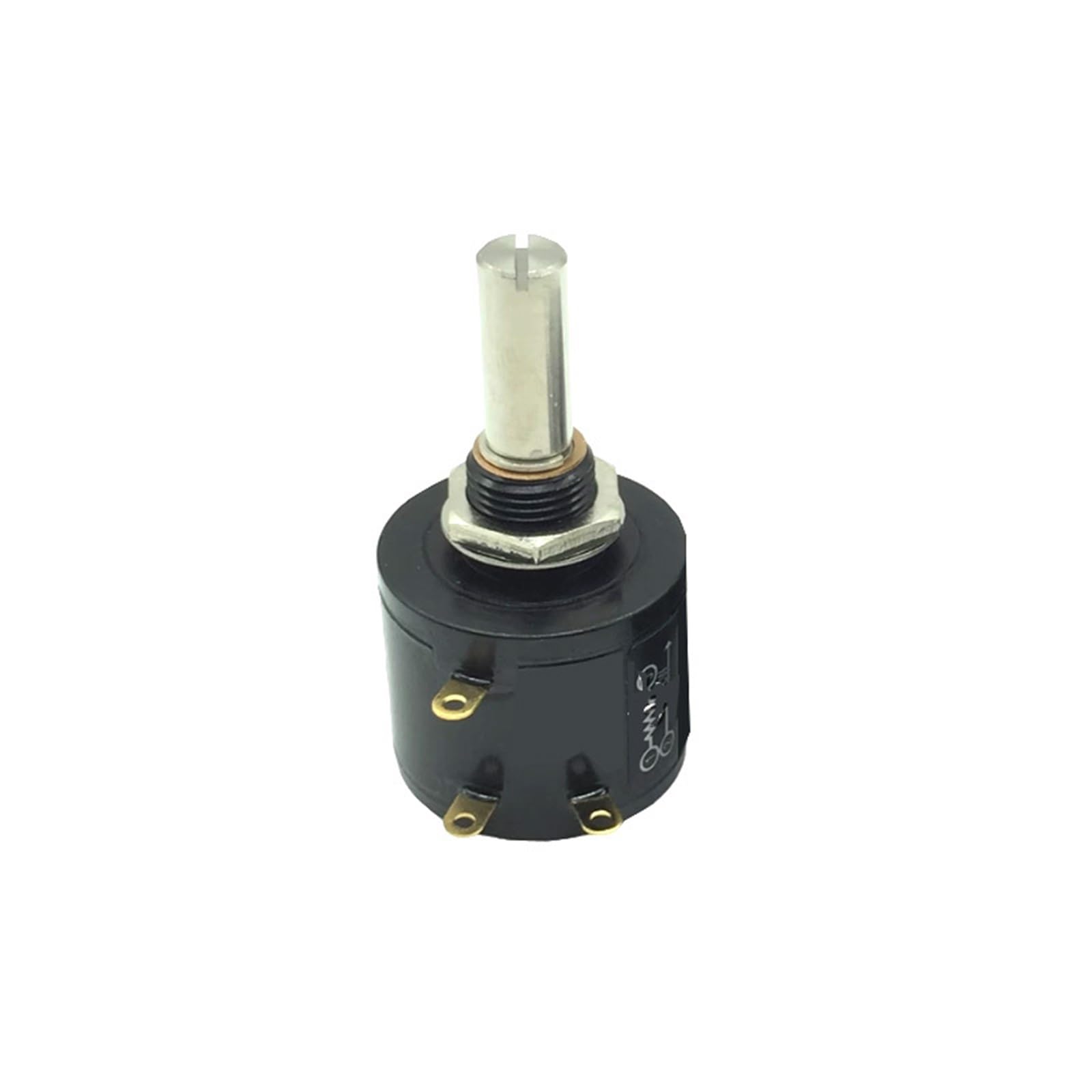 M22S10 Potenziometro Multi Turn 10 Cirde Wire Wound 1k 2k 5k 10k Dieci Rotondi Potenziometro 1pz (2K Ohm)
