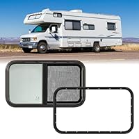 GEARMONSTER Caravan Seitenfenster, Wohnmobil Schiebefenster, Wohnwagen getönt Fenster RV Fenster Wohnmobilfenster für Wohnmobile, Anhänger 700x400mm Wohnwagenfenster