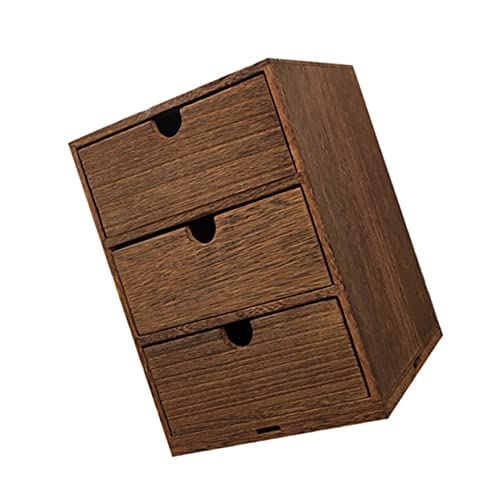 Alipis Portaoggetti in Materiale Cassettiera a Tre Ripiani Grande Capacità Per Riporre Oggetti Diversi Scatola Di Smistamento Per Soggiorno Camera Studio Giardino