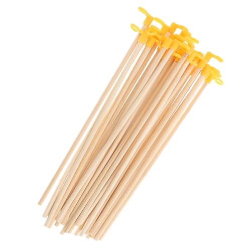 Toyvian Lot de 30 Poignées pour Lanternes en Papier Bâtons en Bois Naturel 27 CM Accessoires Légers pour Lanternes Portatives Fournitures DIY pour Fêtes et Événements Extérieurs