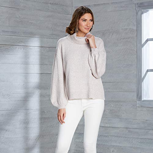 Mud Pie Manga comprida feminina, Blush, M