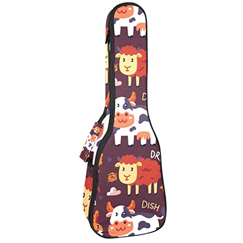 Sac à dos rembourré étanche pour ukulélé concert