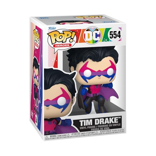 Funko Pop! Heroes: Pride - Robin - Tim Drake - DC Comics- Figura de Vinilo Coleccionable - Idea de Regalo - Mercancia Oficial - Juguetes para Niños y Adultos - Comic Books Fans