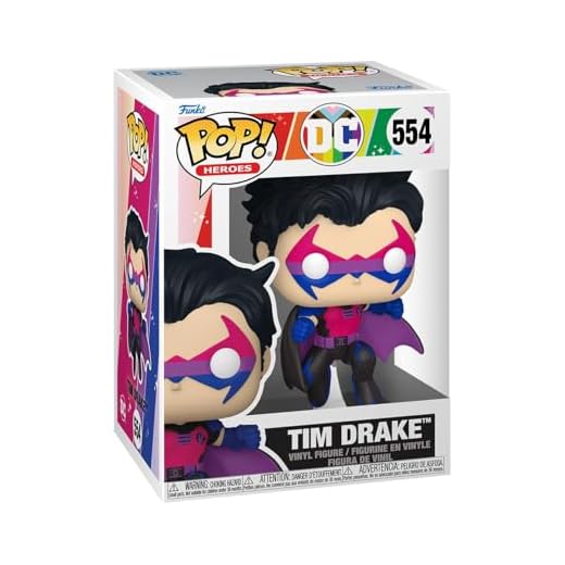Funko Pop! Heroes: Pride - Robin - Tim Drake - DC Comics- Figura de Vinilo Coleccionable - Idea de Regalo - Mercancia Oficial - Juguetes para Niños y Adultos - Comic Books Fans
