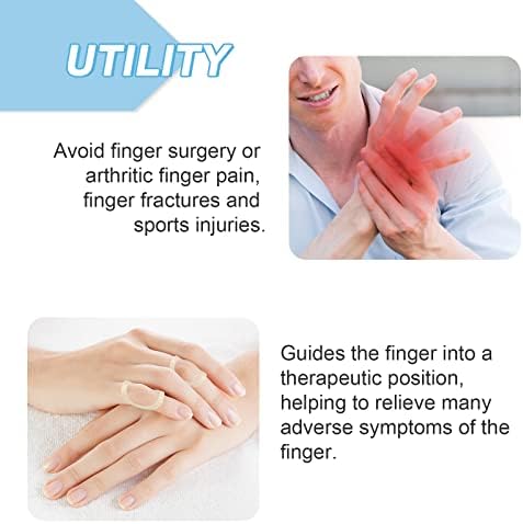 5Pcs Finger Splint, Trigger Finger Splint, Comfortable Trigger Finger Splint, Thumb Brace to Support and Protection for Arthritis, Thumb, and Other Finger Conditions(6,7,8,9,10 Sizes) - 5