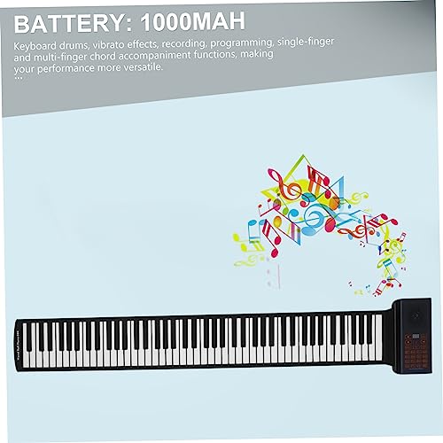 Toyvian 88 Rouleau De Piano Clavier Pliant Piano Pour Enfants Pianos Pour Enfants Clavier Électronique Piano Pliant Portatif Piano Pour Les Enfants Piano Enfant Black Gel De Silice - Les Beatles, Paul McCartney, John Lennon, RIngo Starr, George Harrison Toyvian 88 Rouleau De Piano Clavier Pliant Piano Pour Enfants Pianos Pour Enfants Clavier Électronique Piano Pliant Portatif Piano Pour Les Enfants Piano Enfant Black Gel De Silice – Image 4