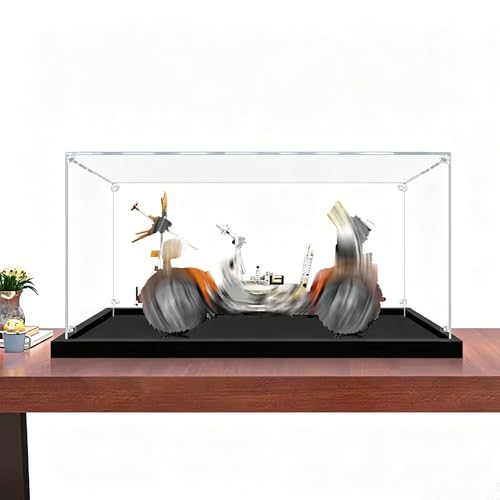Image of Custom Display Case for LEGO Technic NASA Apollo Lunar Roving Vehicle (LRV) 42182 — Transparent, Dustproof Acrylic Display Cabinet (Model Not Included)