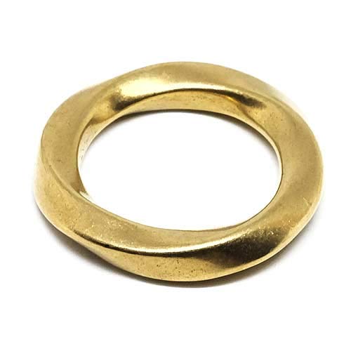 [BRASS STORE] �S�[���h �Ђ˂� �����O 51mm (��) �F�^�J �p�[�c�u���X �J�X�^���p�[�c �� �L�[�z���_�[ �L�[�����O ��d�J�� ���U�[�N���t�g �{�^�� �� �J�o�� ���ߋ�