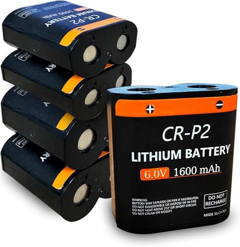 Fwioaor 6V Cr-P2 Battery,2024 New Upgrades Lithium Photo Battery Replaces 223A,2Cr-P2,El223Ap And Dl223A 1600Mah Batteries cover