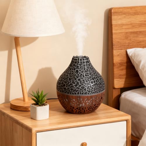 Humidificateur de diffuseur d'air et diffuseur d'huiles essentielles d'aromathérapie - 6