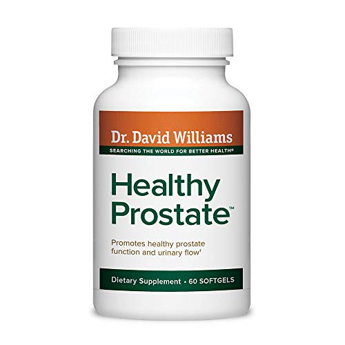 Dr. David Williams' Healthy Prostate Supplement Supports Normal Urinary Function and Flow, 60 softgels (30-Day Supply) Dr. David Williams' Healthy Prostate Supplement Supports Normal Urinary Function and Flow, 60 softgels (30-Day Supply)