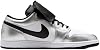 Nike Air Jordan 1 Low SE Zapatos de Hombre (White/White/Metallic Silver/Black) 3