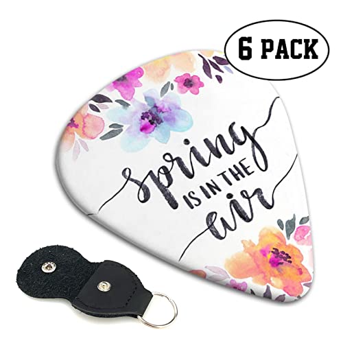 Spring Is In The Air Lot de 6 médiators pour guitare acoustique, guitare électrique, basse, ukulélé – fins, moyens et… - Les Beatles, Paul McCartney, John Lennon, RIngo Starr, George Harrison Spring Is In The Air Lot de 6 médiators pour guitare acoustique, guitare électrique, basse, ukulélé – fins, moyens et… – Image 3