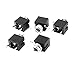 uxcell 5 Pcs MP3 Headphone 3 Terminals 3.5mm Mono Jack Socket PCB Panel Connector