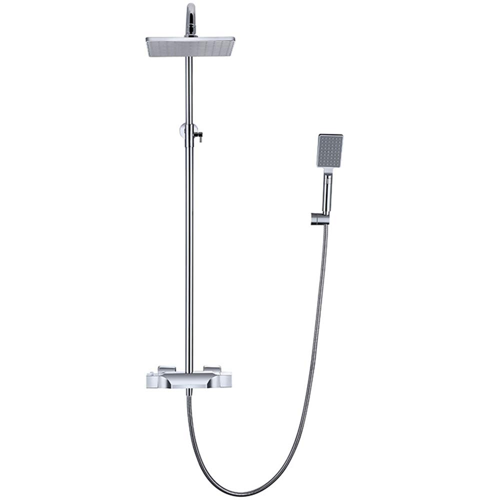 Colonne de douche thermostatique avec mitigeur baignoire et douchette