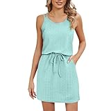 Copricostume da Mare Donna Copricostume da Bagno Elegante Top Tunica Vestiti Costume da Bagno Lunghi Estivi Maglia Uncinetto Pareo Copri Costume da Spiaggia Sciolti Casual Bikini Cover Up