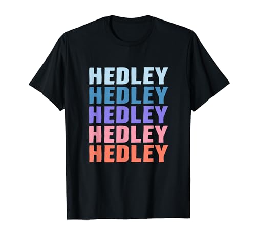 Photo de Cadeau amusant Hedley Prénom personnalisé T-Shirt