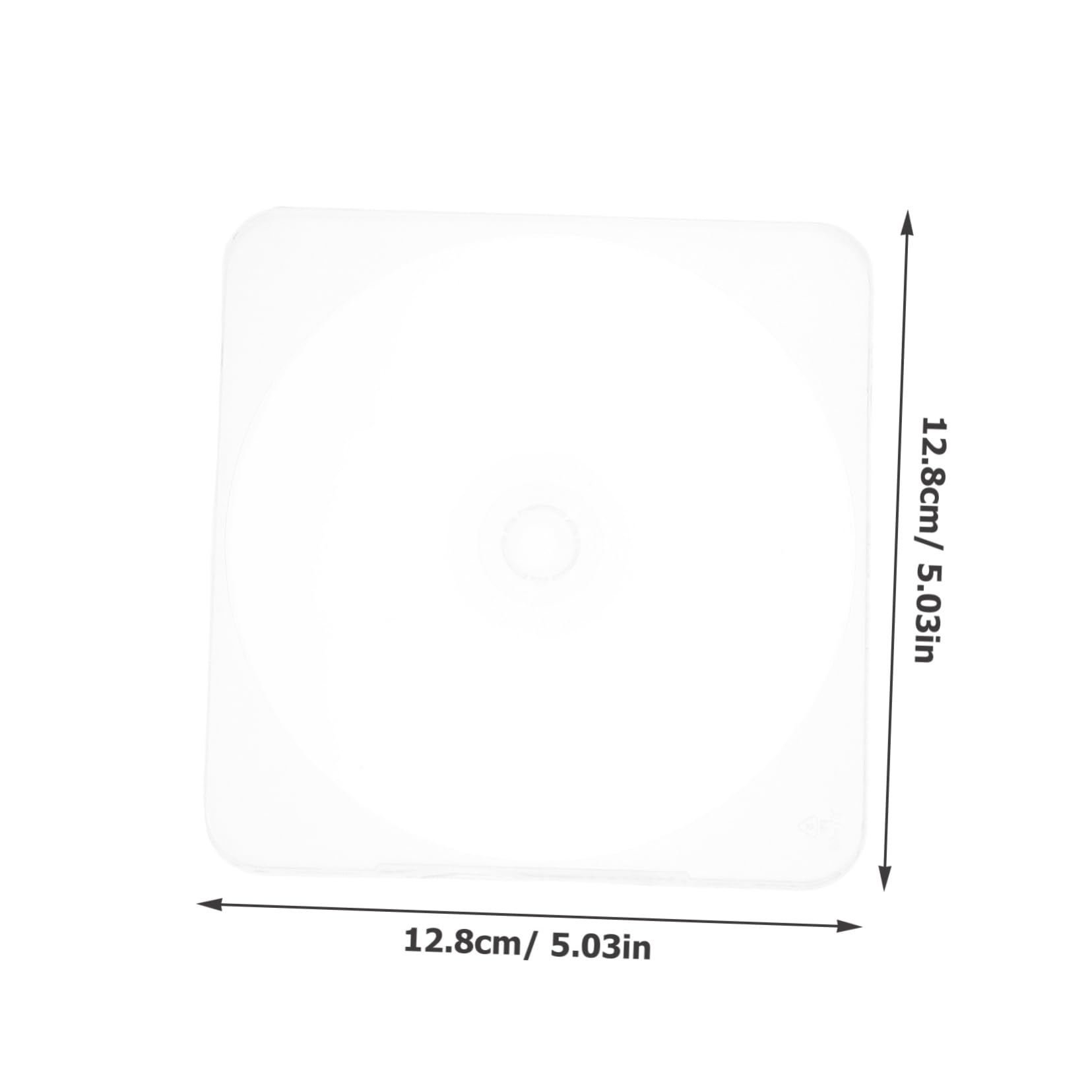 Alipis 4pcs Portable CD Storage Cases Plastic CD Boxes Lightweight Design for Travel Home Use