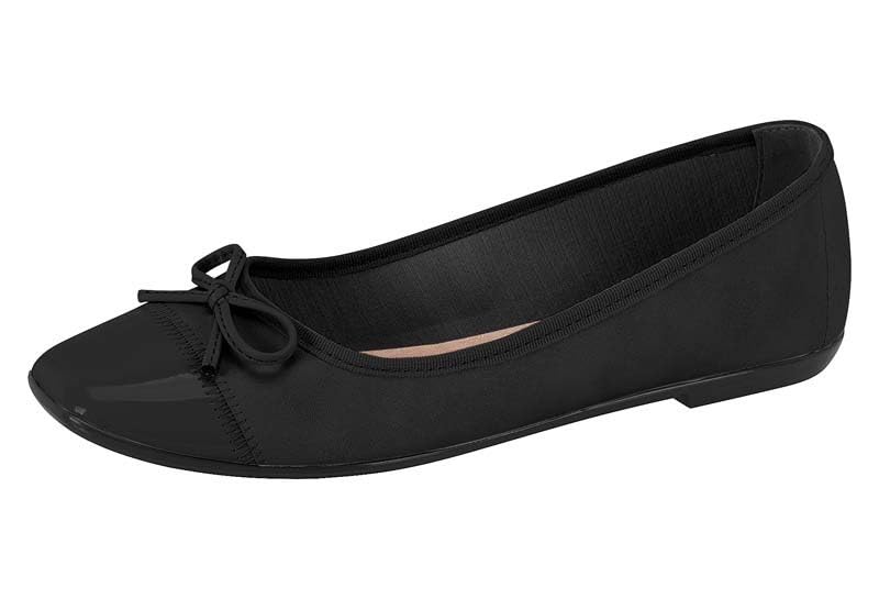 Ballerines bout carré anti-fatigue à semelle rembourrée douce en 39.5