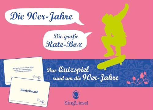 SingLiesel Das 90er-Jahre-Quiz. Das große Quiz-Spiel rund um die 90er. Rätsel-Spaß und ideales Gedächtnistraining. Auch bei Demenz und Gedächtnisschwäche