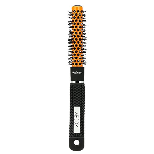 Abody Ceramic & Nylon Hair Round Brush, Quiff Roller Comb for Blow Drying DIY Hairstyle Vary Size (19mm)