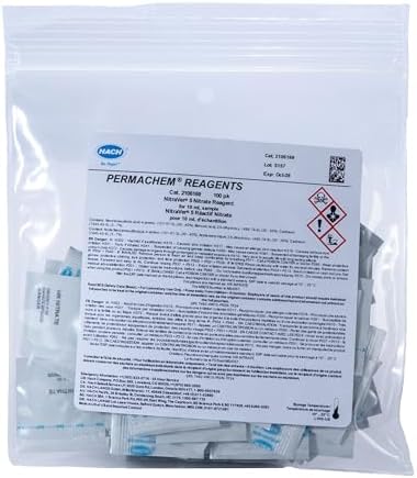 Hach NitraVer® 5 Nitrate Powder Pillows, 10 mL, Pack of 100, 2106169