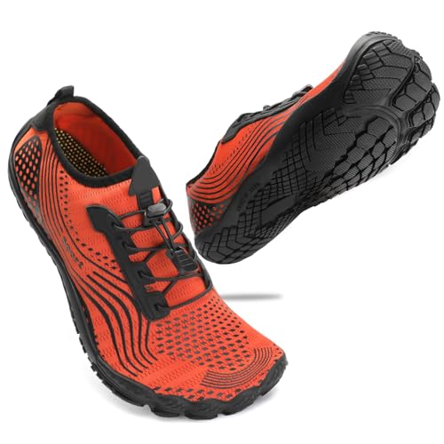 Zhr Zapatos De Baño Para Hombre Y Mujer, Zapatos De Natación, Zapatos De Playa, Zapatos Descalzos, Darkorange, 41 Eu