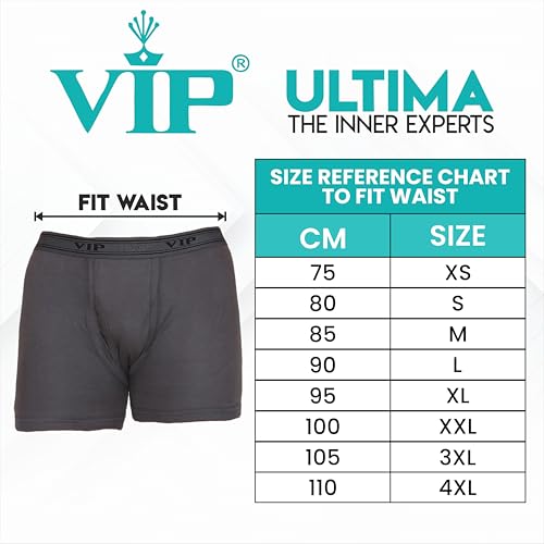 Image of VIP Men's Cotton Interlock Trunks (Pack of 5) Color May Vary