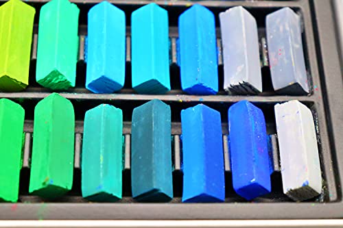 Soft Pastels Set Of 48 – Pastel Kit With Blending Paper Stumps – Premium Non-Toxic Assorted Pastel Chalk Set For Sketching, Drawing, Illustrations – Pastel Colors For Professionals And Beginners #TOP3