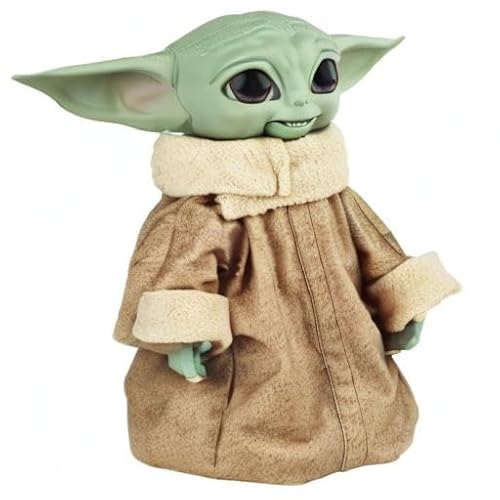 Star Wars Le goûter de Grogu, Jouet animatronique de 23 cm, Plus de 40 Combinaisons de Sons et de mouvements, dès 4 Ans