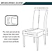 Colorxy Velvet Spandex Chair Covers for Dining Room Set of 4, Soft Stretch Chair Protectors Slipcovers, Removable and Washable, Peakcock Green