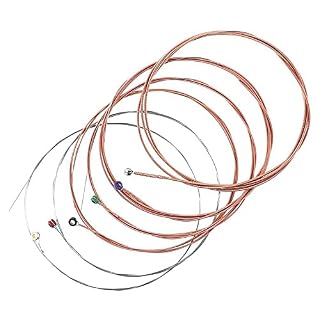 WGOEODI Cordes de Guitare Acoustique Plus légères Professionnelles, Accessoires de Guitare en Bronze, cuivre - Les Beatles, Paul McCartney, John Lennon, RIngo Starr, George Harrison WGOEODI Cordes de Guitare Acoustique Plus légères Professionnelles, Accessoires de Guitare en Bronze, cuivre – Image 2