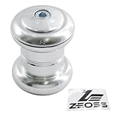 ZEOSS Tange Seiki Technoglide J-2 Headset 1 Zoll, Silber mit Top Cap, silberfarben, TAS3108