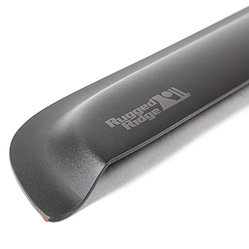 Rugged Ridge 81349.91 Window Visor Kit, Rear, Matte Black; 07-14 Toyota Tundra Crewmax #TOP4