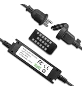 25FT Outdoor Extension Cord with 3 Outlets for Christmas Lights