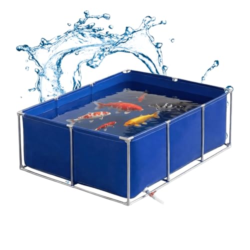 ���O�p���r�����^���N�yKOUBHYJ 2026�V�^ �L�����o�X�̋��̒r�z[1.5x1x0.4m/��]�����v�[�� �r�A�����\���p�l���Ɣr���o���u�t�� PVC �L�����o�X �r�p�X�`�[���t���[���t�� | ���p���� | �� | ���� | �f�B�X�v���C�V���[�^���N