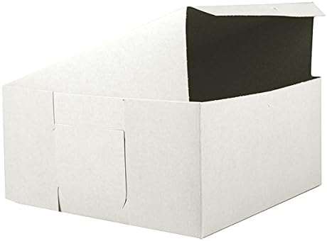 Cake Boxes White 14 x 14 x 6 Inches, 5 Count by GSA
