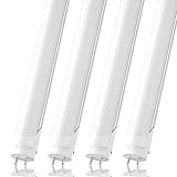 JESLED T8 T12 4FT LED Type B Light Bulbs, 24W 5000K Daylight, 3000LM, 4 Foot Fluorescent Tube Replac
