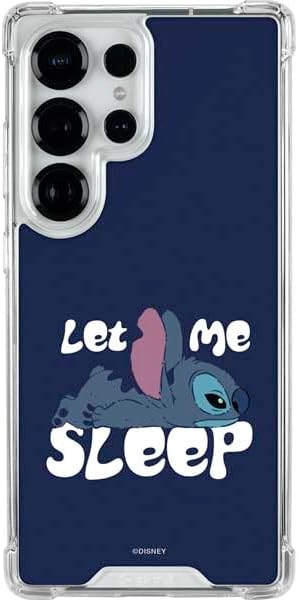 Skinit Clear Phone Case Compatible with Galaxy S25 Ultra - Officially Licensed Disney Lilo and Stitch Character Pattern Design