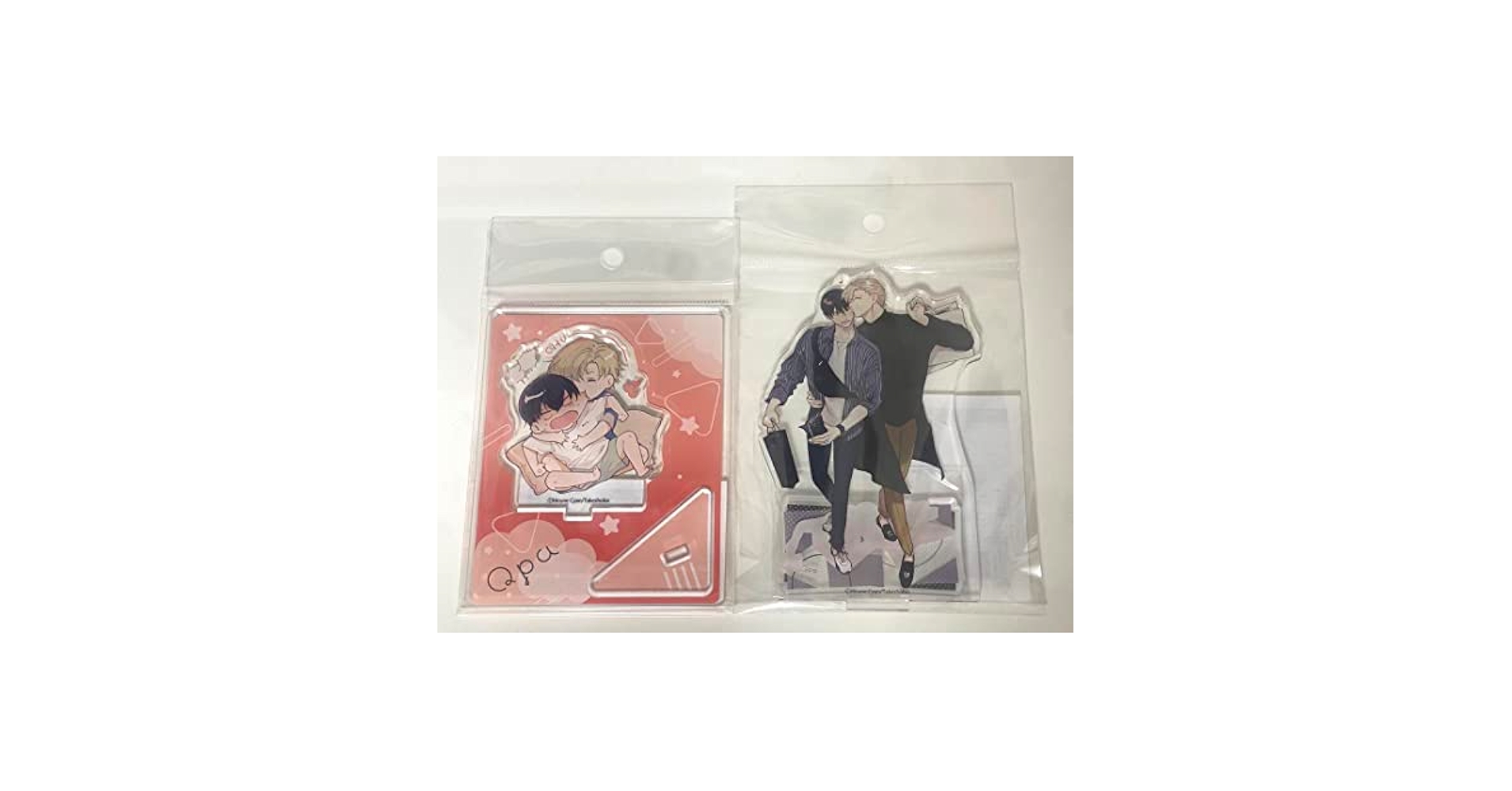 BL まとめ売り アクリルスタンド グッズ プレゼント企画で用意されたミニキャラアクリルスタンド。 - BL