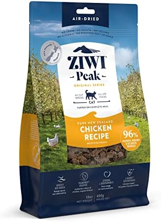 Ziwi Peak Daily Cat Gently Air Dried Grain Free New Zealand Free Range Chicken Recipe 400gm