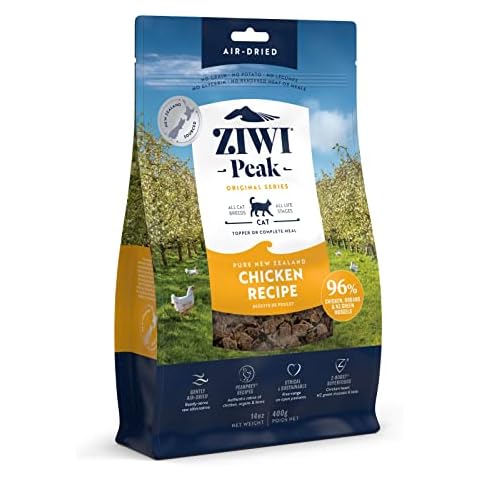 Ziwi Peak Daily Cat Gently Air Dried Grain Free New Zealand Free Range Chicken Recipe 400gm Cover