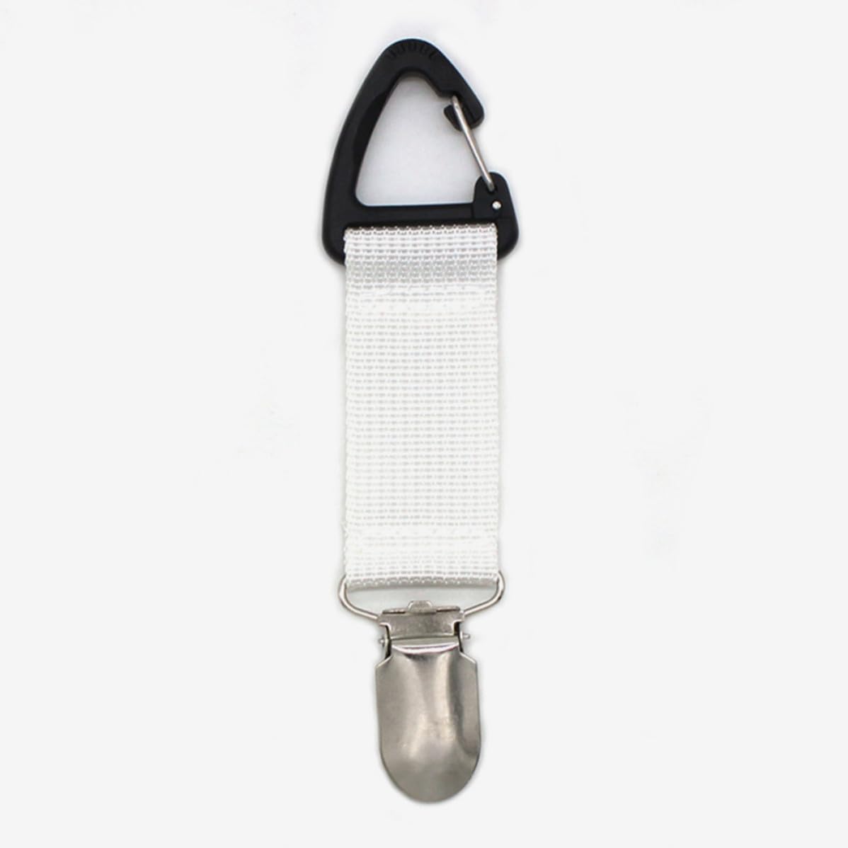 6pcs Portable Hat Clip for Travel and Camping, Sturdy Polyester and Metal Material with Fine Workmanship, Simple Style Hat Holder Clip for Backpack and Luggage Use