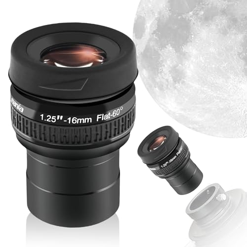 Astromania 1.25' 16mm Premium Flat Field Eyepiece - a Flat Image Field and...