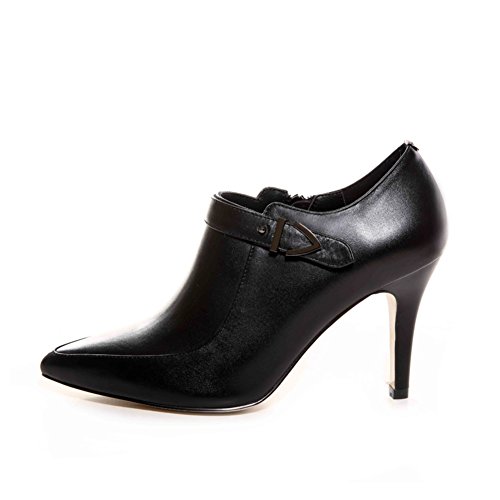 Chaussures à talon en cuir pour en finir avec les pieds douloureux