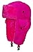 Best Winter Hats Big Kids Lightweight Neon Russian/Trooper Faux Fur Hat(One Size)-Pink