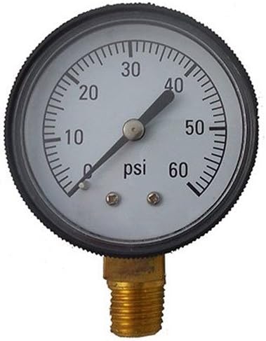 JED POOL TOOLS, Size, No Color 80-845 Pool Pressure Gauge
