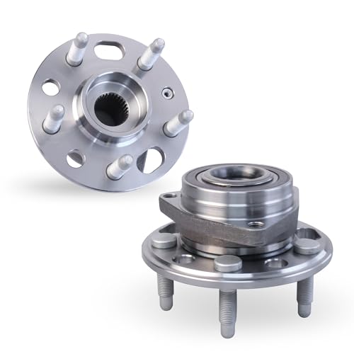 KUIPERAUTO Front or Rear Wheel Hub Bearing Assembly Compatible with 2013-2015 Chevy Malibu 2014-2017 Chevy Impala 2010-2017 Chevy Equinox 5 Lugs w/ABS 513288 (Set of 2) by KUIPERAUTO - Used condition - US$35.14